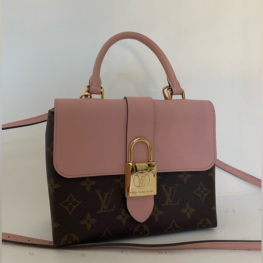 Monogram Locky BB Rose Poudre (VERY LIGHT USE)